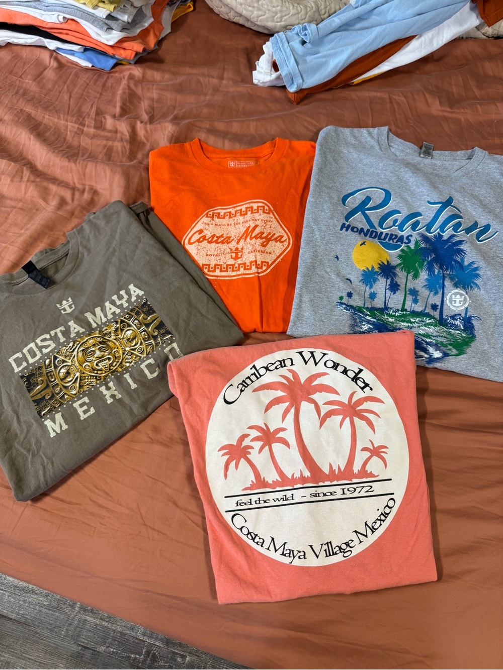 Royal Caribbean western Caribbean tshirts costa maya Roatan Honduras xxl